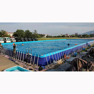 Piscine dehors à l'intérieur de la taille ovale de piscine d'eau de cadre de parc aquatique - Product Image 3