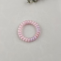 Lot de 100 élastiques à cheveux de 5 cm, style haut de gamme, en plastique durable, avec dégradé de couleurs frais, à haute élasticité et non extensibles