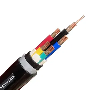 Mejor precio Cable blindado subterráneo de 3 núcleos Núcleo PVC aislado blindado XLPE cable de alimentación de alto voltaje 500kv