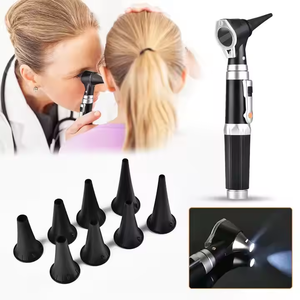 Portable Manual Plastic LED Bulb ENT Ear <b>Otoscopic</b> Auriscope with Direct Illumination and 2.5x Magnification - Product Image 5