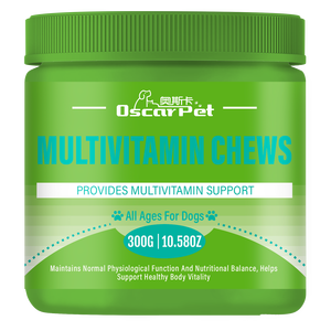 Oscar Factory Multivitamins Health Care Pet Supplements Custom Formula Natural Vitamins Soft Chews Dog Supplement with Fiber - Product Image 1