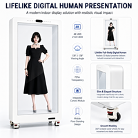 Caja LCD Transparente con Holograma 3D Interactivo de 65 Pulgadas con Gráficos 4K Ultra HD para Tiendas Minoristas y Exposiciones de Museos