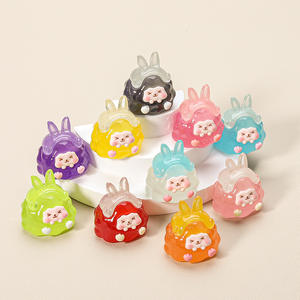 Luminous Hat KK Cute Cartoon Cream <b>Glue</b> Mobile Phone Case <b>Material</b> DIY Accessories Acrylic Charm Color Cute Small Accessories - Product Image 1
