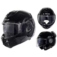Casque de moto LS2 FF906 unisexe taille XL avec visière intégrale double face et système de dégagement rapide anti-buée, modèle été toutes saisons