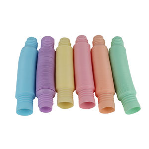 Juguetes Sensoriales Antiestrés de Plástico, Tubos Pop de 4.6CM, Color Normal y Color Macarrón Arcoíris, Divertidos - Product Image 4