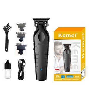 <span class=keywords><strong>Tondeuse</strong></span> à cheveux professionnelle KM-2299 1200 mAh, rechargeable par USB, pour des coupes de cheveux précises - Product Image 2