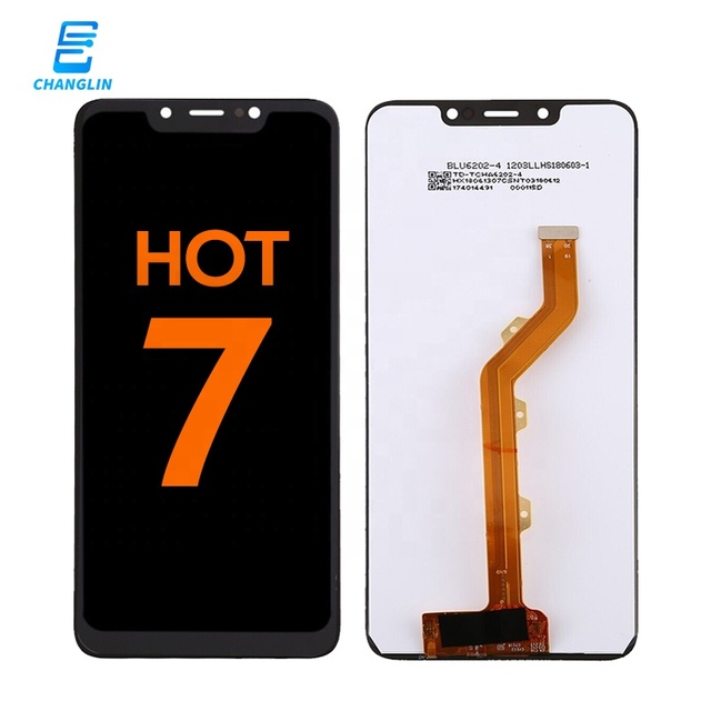 Factory for Infinix Lcd Assembly Digitizer Touch Screen for Infinix Hot 7 Display Combo Panel