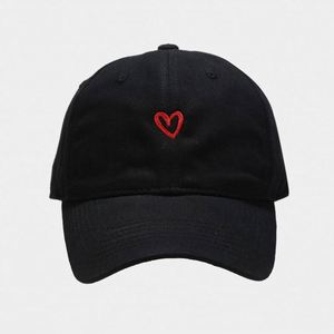 หมวกแก๊ปทรงทรัคเกอร์แบบใหม่ ดีไซน์ปักลายหัวใจ สำหรับผู้หญิงและผู้ชาย ปรับขนาดได้ ไม่มีโครง - Product Image 2