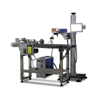 Machine de marquage laser à fibre volante de type Quantum Lifting pour plaque souvenir