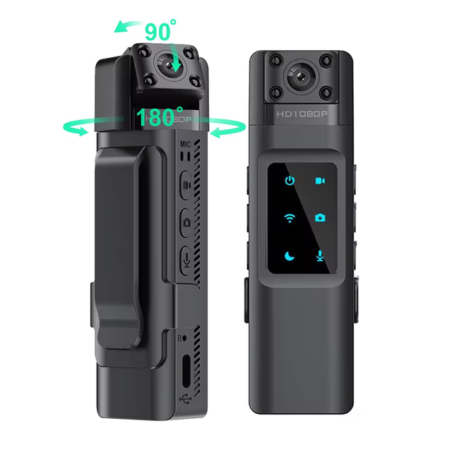 L13 Body Camera With Audio and Video Recording 1080P Body Cam 7HR Battery IR Cut Auto Night Vision 128GB Body Worn Camcorder