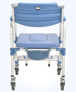 Chaise d'aisance de <span class=keywords><strong>douche</strong></span> de matériel médical de vendeur chaud chaise d'aisance pliable de chevet avec la toilette de roues - Product Image 6