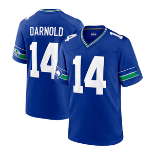<span class=keywords><strong>Maillot</strong></span> de football américain pour homme, best-seller, Seattle, 10 Cooper Kupp, 14 Sam Darnold, 11 Jaxon Smith-Njigba, jersey de football cousu - Product Image 6