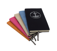 Carnet vierge en cuir PU format A6, gravure laser, portable, logo personnalisé, DIY