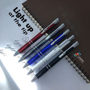 Bolígrafo de Aluminio 2 en 1 Personalizado con Punta LED y Logotipo - Product Image 3