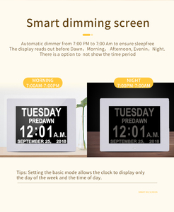 Đồng hồ báo thức lịch kỹ thuật số với nhiều báo động cho người khiếm thị - Product Image 6