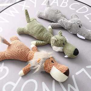 HIPHOPPET Giocattoli da Masticare per Cani Personalizzati all'Ingrosso, Indistruttibili e Sonori, Dino/Leone/Elefante/Lupo, Peluche Interattivo per Pulizia Denti - Product Image 5