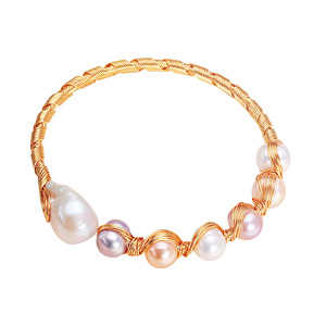 Pulseras de Perlas de Agua Dulce Auténticas, Suministro Directo del Fabricante, Pulseras Enrolladas Simples y Modernas para Chicas, Accesorios para Autobús - Zhuji - Product Image 5