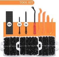 675PCS Assortiment Clips Rivet Kit Car Body Clip Kit Avec Open Pry Panel Dash Radio Installer Porte Garniture Removal Tool