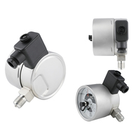SY YXC SS316L Diaphragm Electrical Contact Pressure Gauges -0.1~0~60MPa Accuracy 0.5% 1/4" Connection 80mm Hydraulic Industries