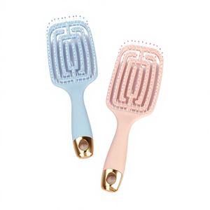 Cepillo de Masaje para Cuero Cabelludo, <span class=keywords><strong>Extra</strong></span> Grande, Hueco, de Doble Uso, Impermeable, de la Serie Rosa Azul de Lujo Ligero - Product Image 2