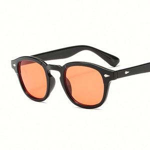 Gafas de Sol Redondas Estilo Johnny Depp, de Diseñador, con Lentes Transparentes de Colores Pastel, Vintage, para Hombre y Mujer - Product Image 5