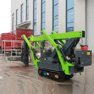 Nouveau 10m-21m Crawler Spider Boom Lifts Hydraulique Cherry Picker 3m Min. Plate-forme de travail aérienne à moteur à courant alternatif d'occasion Homme - Product Image 2