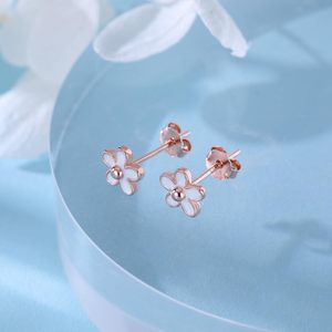 SLUYNZ Pendientes de Tungsteno con Forma de Flor Pequeña para Mujer, Niña, Flor de Cerezo - Product Image 6