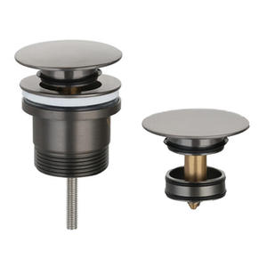 Tapón de Drenaje de Cobre de Tres Piezas con Núcleo de Rebote <span class=keywords><strong>para</strong></span> <span class=keywords><strong>Lavabo</strong></span>/Fregadero Moderno y Simple, a Prueba de Fugas y Sin Necesidad de Instalación - Product Image 3