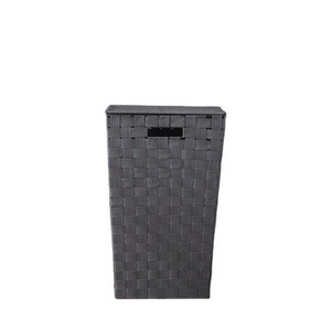 Lưu trữ giặt quần áo Nylon giỏ với nắp vải quần áo giặt <span class=keywords><strong>Hamper</strong></span> cho quần áo bẩn với tay cầm di động - Product Image 2