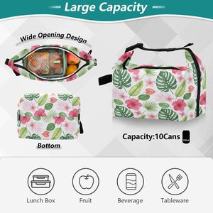 Sac isotherme pour déjeuner personnalisé en polyester durable et écologique pour pique-nique, barbecue, livraison de nourriture à emporter - Product Image 5
