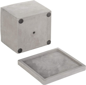 Workpro — rabotteuse de cubes en argile ciment, 5 pouces, avec plateaux amovibles, ensemble de 2 cubes <span class=keywords><strong>gris</strong></span> - Product Image 2