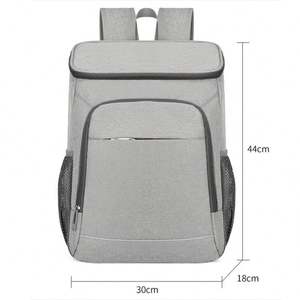 Sac isotherme de grande capacité pour l'extérieur, sac à dos isotherme double pour pique-nique, randonnée, camping, plage, imperméable et isolé - Product Image 2