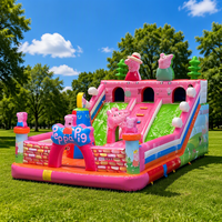 Parcours d'obstacles aquatiques gonflables de haute qualité pour enfants en plein air à vendre, château gonflable amusant