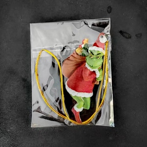 Großhandel Flache <span class=keywords><strong>Grinch</strong></span> Weihnachts-Hängeornamente Dekorationen Schlüsselanhänger Rucksack-Anhänger Zubehör Christbaum 2D-Anhänger - Product Image 6