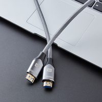 Câble HDMI tressé VegGieg haute vitesse 60 Hz pour TV mobile, vidéo 4K 8K 2.1, Ver20b, 1m 2m 3m 5m 8m 10m