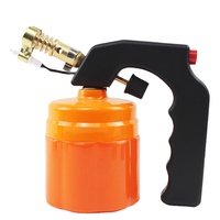 Chalumeau de soudage portable en laiton, pistolet à flamme pratique pour le camping en extérieur, torche à gaz butane, soudeuse à gaz portable
