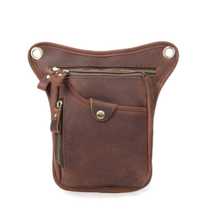 Vintage <span class=keywords><strong>En</strong></span> <span class=keywords><strong>Cuir</strong></span> véritable Sac <span class=keywords><strong>Banane</strong></span> Pour Les Hommes <span class=keywords><strong>En</strong></span> Cours D'exécution Ceinture Petit Étui Pour Téléphone - Product Image 3