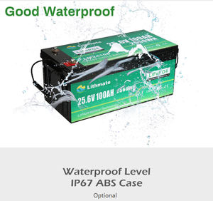Lithmateカスタマイズ24V100Ah200Ah太陽エネルギー貯蔵リチウムイオン電池充電式LiFePO4リチウムイオン電池 - Product Image 5