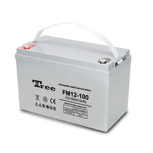 좋은 품질 태양 저장 baterias 12v 젤 100 amp 12v 젤 100 amp 가정용 태양 광 발전소 배터리