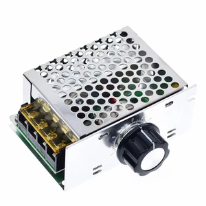 4000W 220V High <strong>Power</strong> Voltage Regulators <strong>SCR</strong> Speed Controller <strong>Electronic</strong> Voltage Regulator Governor Thermostat HR - Product Image 1