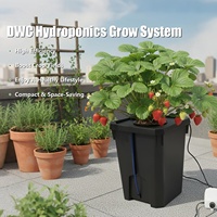 Système hydroponique DWC, seaux de 27 L/7 gallons, système d'irrigation par seaux hollandais 1/2/4 pour serres, fermes intelligentes, culture de légumes