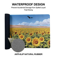 Tapis de jeu sur mesure sur le thème de la nature, tapis de bureau, tapis en caoutchouc personnalisés par sublimation, impression de haute qualité, tapis de souris