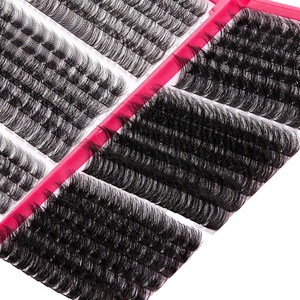 Kit de Pestañas <span class=keywords><strong>Diva</strong></span> Lash Clusters, 432 Piezas, Mink Cruelty Free, Semi-Manuales, Rizadas en D, 12-20mm, Pestañas Individuales, Kit de Extensión de Pestañas - Product Image 2