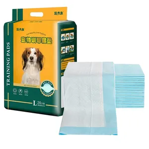Hot Selling Puppy Training Pads 5 Layers Disposable Super Absorbent Sanitary Mat Dog Pee Pads Waterproof Pet Pads With Stickers