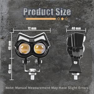 LKT Phare LED RGB clignotant en forme de tête de chat pour voiture électrique transfrontalière, <span class=keywords><strong>faisceau</strong></span> haut et bas modifié pour <span class=keywords><strong>moto</strong></span> et véhicule - Product Image 5