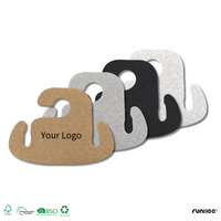 Porte-chaussettes en carton recyclé écologique avec logo personnalisé, fabricant en gros pour présentation en boutique