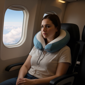 Hb Sport U-<b>shaped</b> Travel <b>Pillow</b> 27cm Adjustable Neck Support For Comfortable Journey - Product Image 2