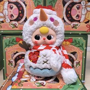 Xác thực giáng sinh vui vẻ bí ẩn Hộp đồ chơi sang trọng giáng sinh trang trí treo thẻ Vinyl mặt với nhân vật hoạt hình đông lạnh D1 - Product Image 5