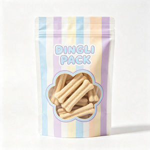 Premium Custom Pet Snack Zipper Stand Up Pouch Food Grade Resealable Packaging Bag for Dog Biscuit Stick Treats for Retail Pets - Product Image 5