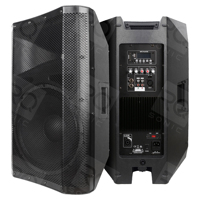 Enceintes amplifiées RQSONIC CAN10AOH, système de sonorisation professionnel, enceinte active portable en plastique de 10 pouces